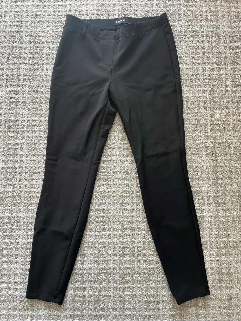 Express Women's Black Stretch Ponte Skinny Pants Small